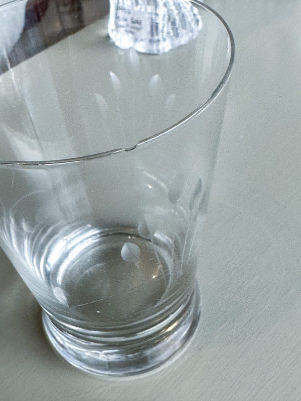 Vattenglas med slipad dekor - Bild 5