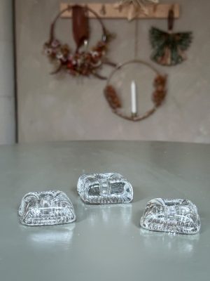 3 söta ljusstakar
