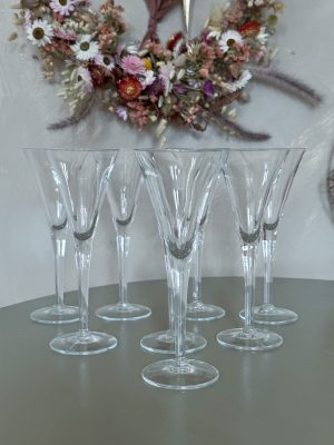 Champagne/vinglas munblåsta