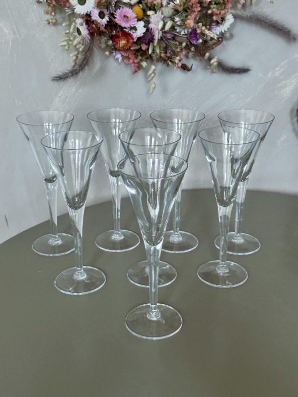 Champagne/vinglas munblåsta - Bild 2