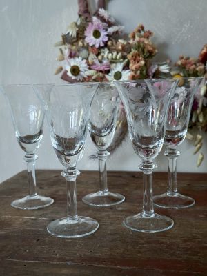 Duka - Blåklocka likörglas