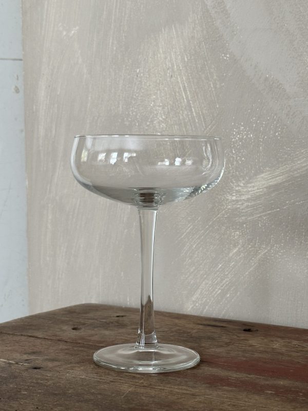 Champagne kupa på hög fot