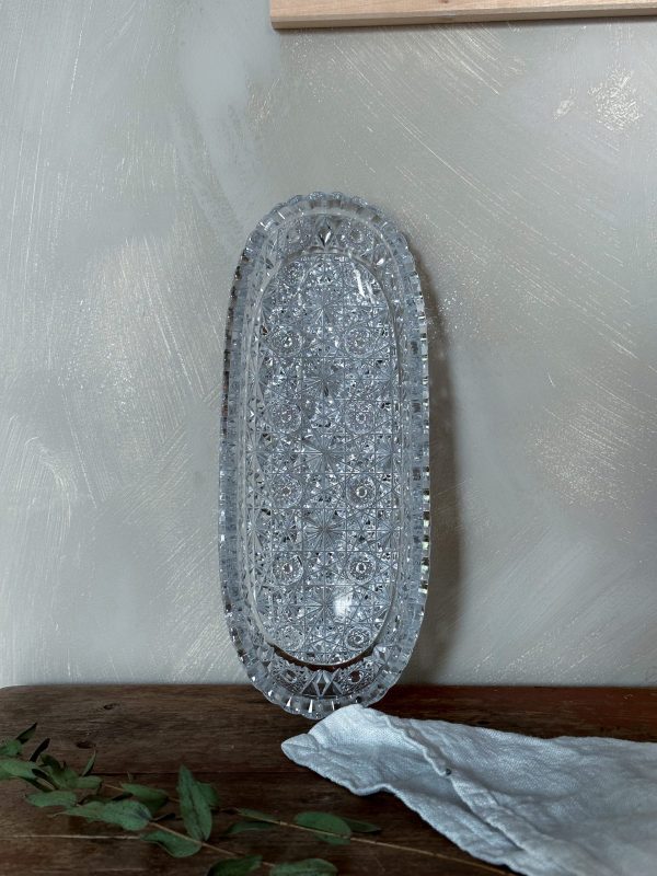 Slipad kristall skål - Bild 3