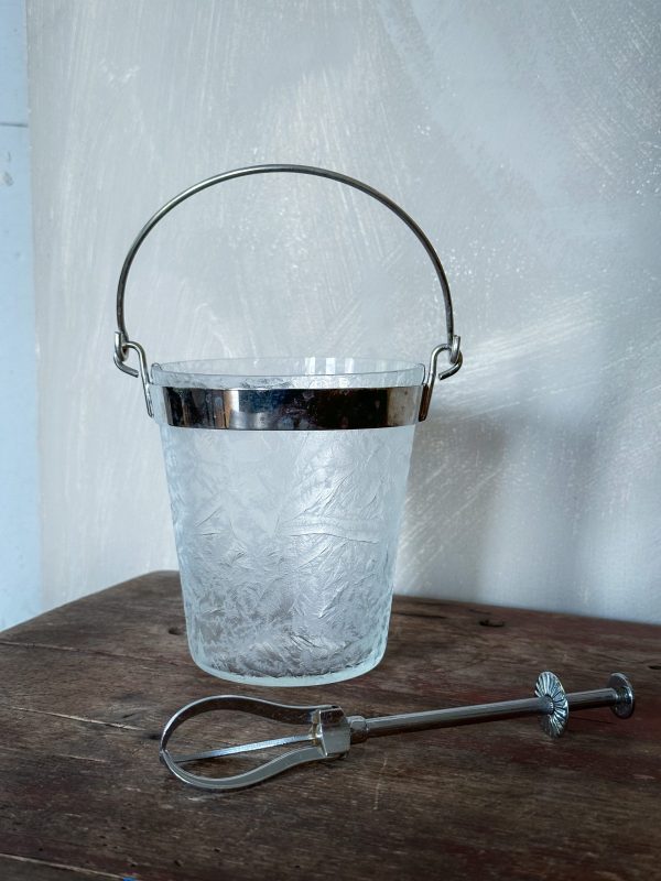 Ishink i frostat glas m tång