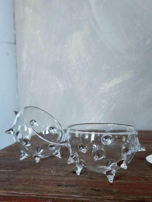 Glasskål med piggar - Bild 2