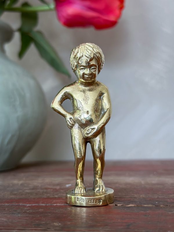 Bruxelles - Manneken pis statyett i mässing - Bild 2