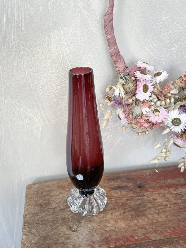 Åseda Glasbruk - Lila vas - Bild 2