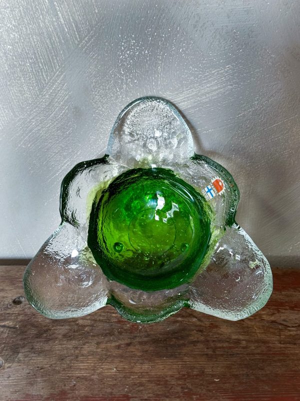 Humppila skål grön - Pertti Santalahti signerad - Bild 2