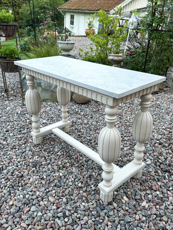 Konsolbord 1800 tal m marmorskiva - Bild 2
