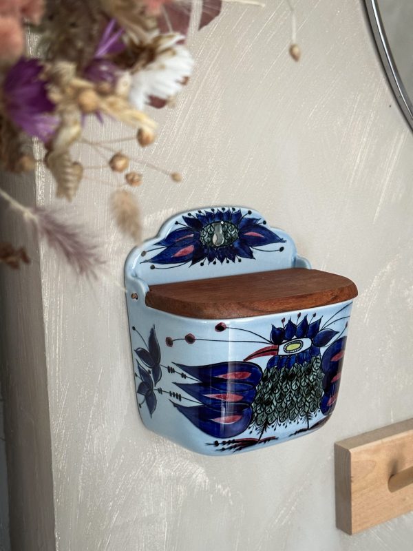Royal Copenhagen - Aluminia Salt Skeppa. Beth Breyen