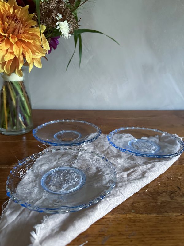 Riihimäen Lasi - Ludvig blå glas assiett - Bild 4