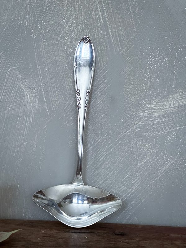 Såsslev i nysilver. - Bild 2