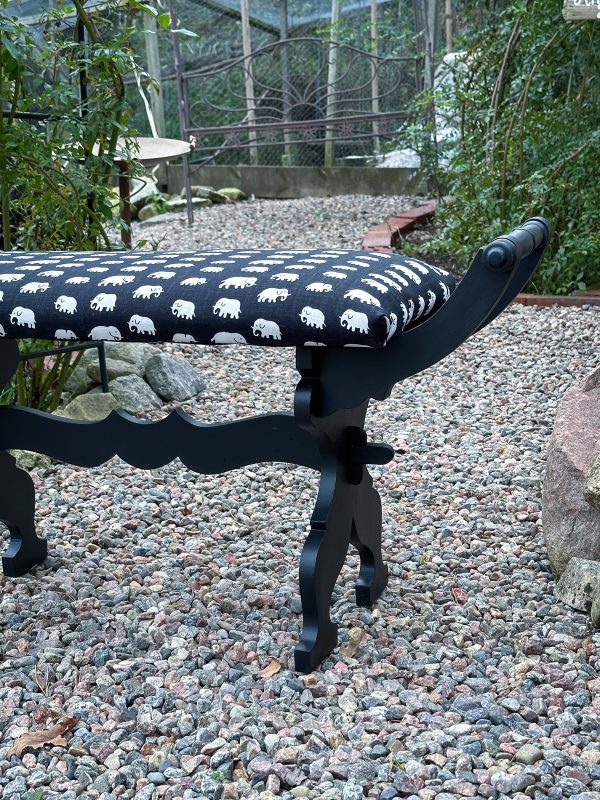 Sittpall/pianopall med Estrid Ericson textil, Svenskt tenn. - Bild 6