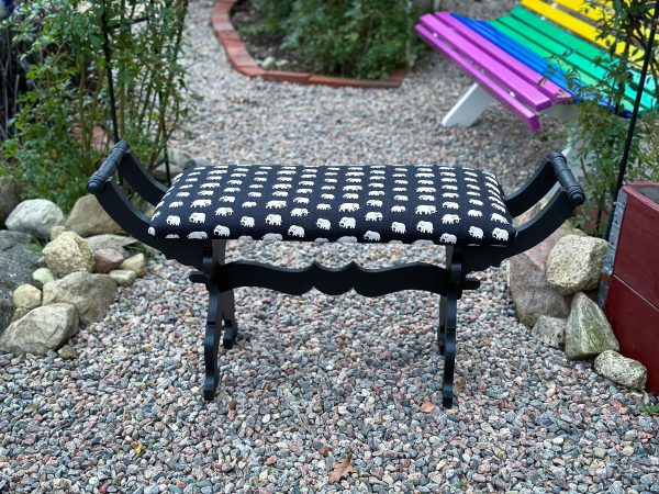 Sittpall/pianopall med Estrid Ericson textil, Svenskt tenn. - Bild 4