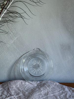 Smörskål i glas