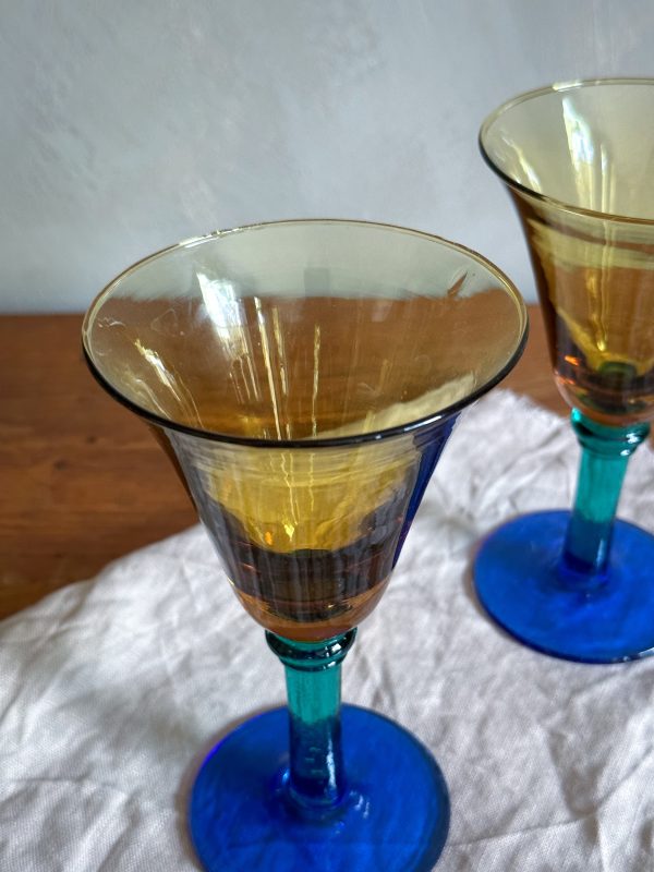 Munblåsta färgade glas - Bild 2