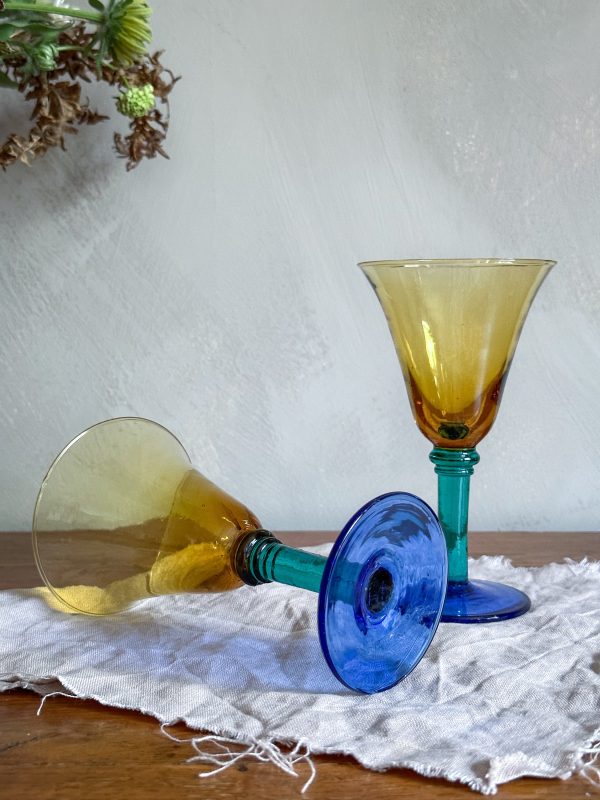 Munblåsta färgade glas - Bild 3