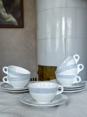 Rörstrand - Ivory print Espressokoppar 6 st