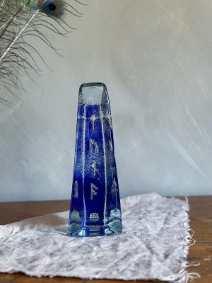 Bergdala Glasbruk - Obelisk Runa