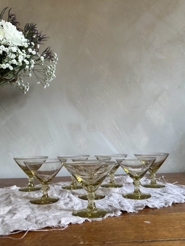 Likörglas gultonade 8 st - Bild 2