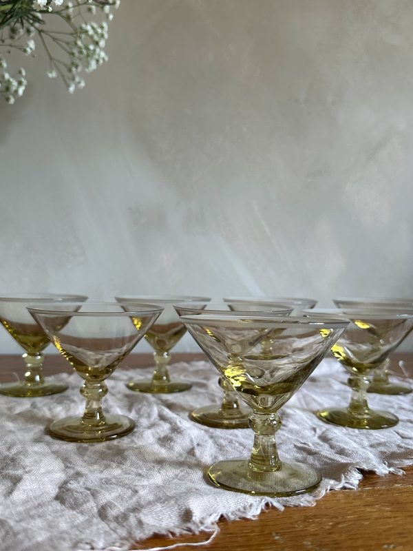 Likörglas gultonade 8 st - Bild 5