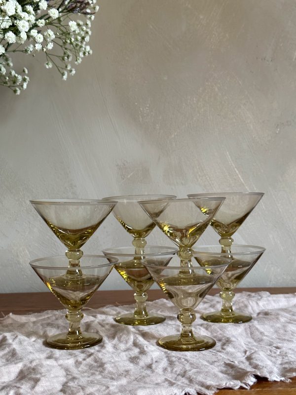 Likörglas gultonade 8 st