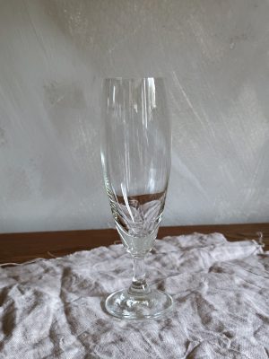 Champagneglas i kristall 5 st