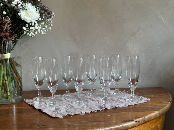 Champagneglas i kristall 5 st - Bild 2