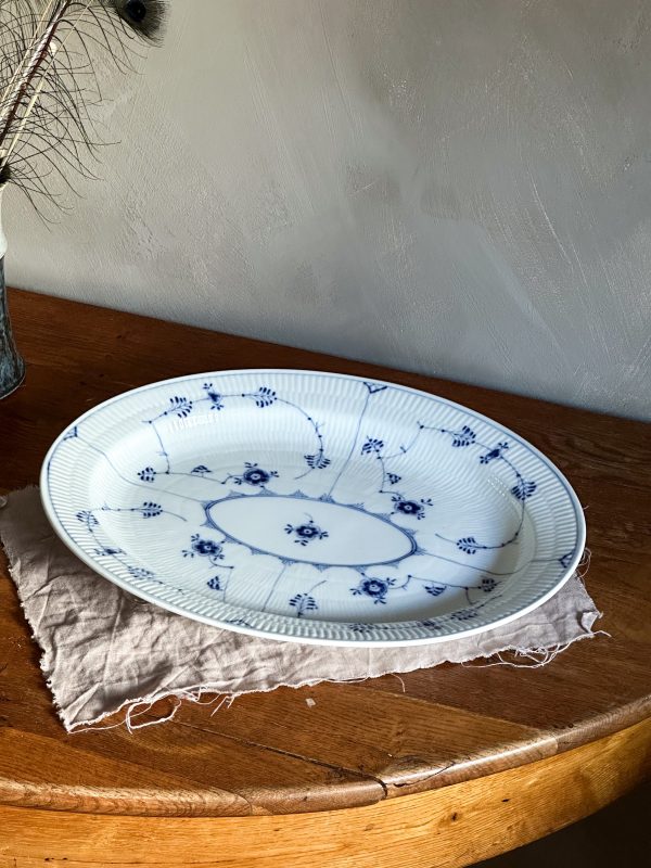 Royal Copenhagen - Musselmalet stort serveringsfat - Bild 5