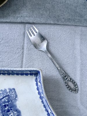 Påläggsgaffel Nysilver