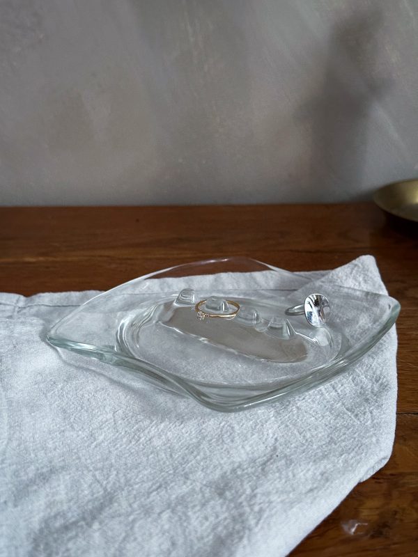 Glasfat klarglas, smyckesfat - Bild 4