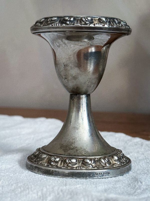 Ljusstake nysilver, England - Bild 2