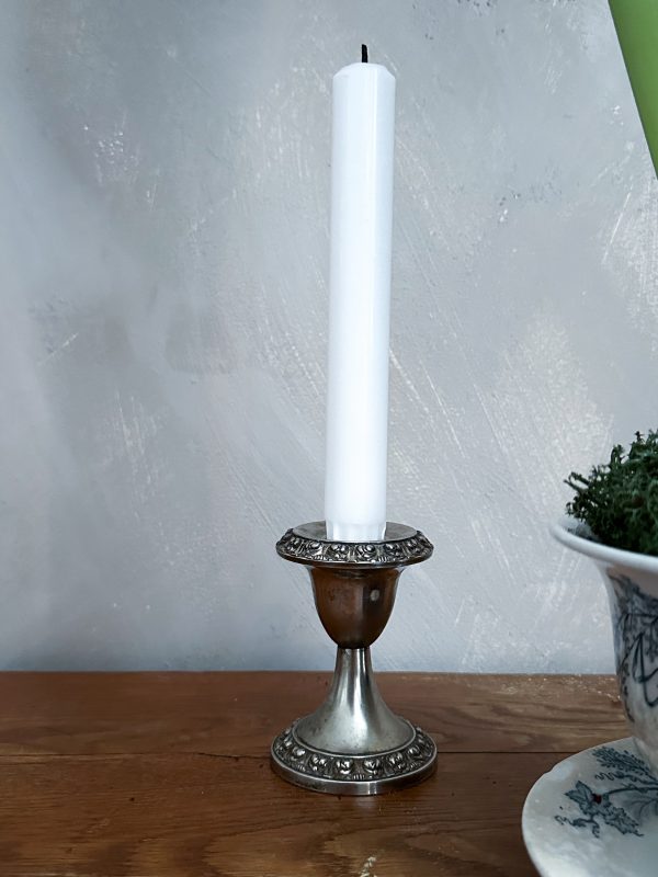 Ljusstake nysilver, England - Bild 3