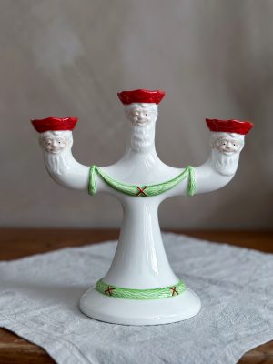 Rörstrand - God Jul, Trearmad ljusstake