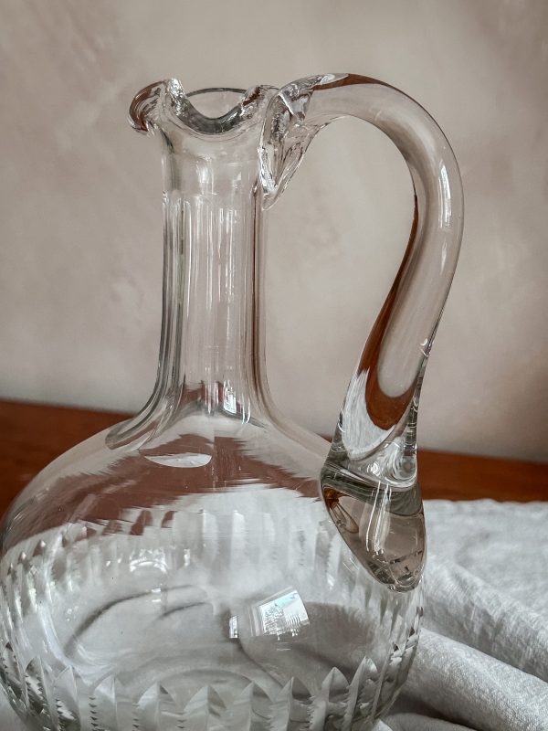Vinkaraff i slipat glas, sekelskifte 1900 tal - Bild 7