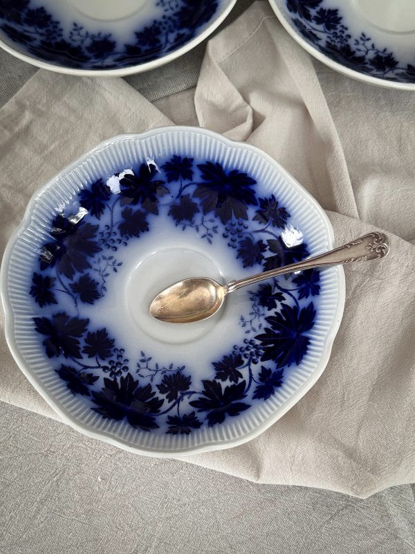 Gefle - Flytande Blå Vinranka - Liten assiet/skål. Fat till Chokladkopp. - Bild 3