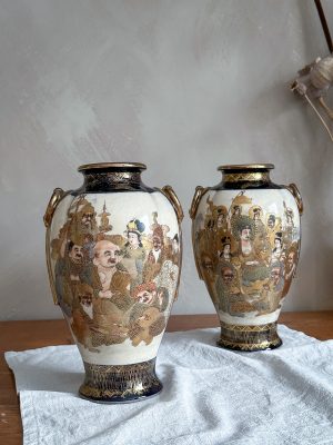 Japanska urnor - satsuma, sekelskiftet