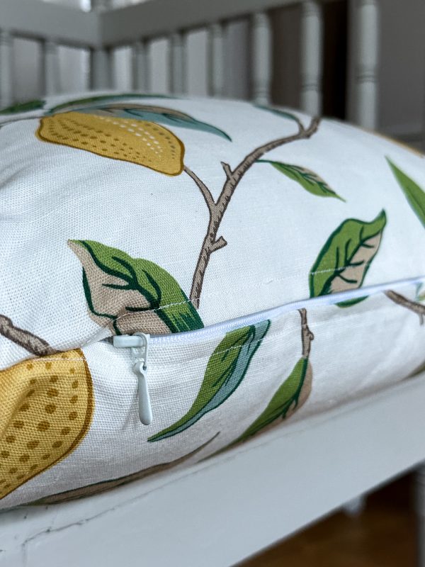 Kuddfodral - William Morris tyg Lemon Tree 50*50 - Bild 5
