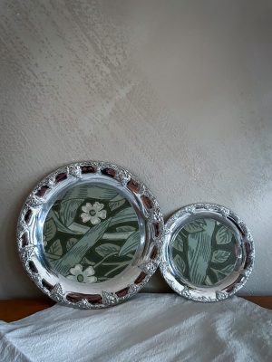 underlägg nysilver 2 st
