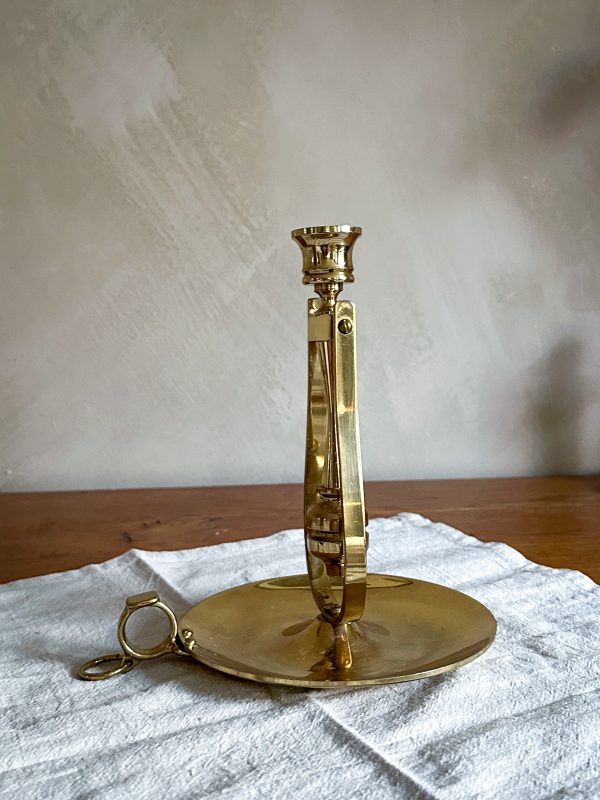 Skeppsljusstake i mässing - Bild 8