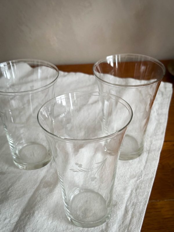 Drinkglas med slipad dekor - Bild 6