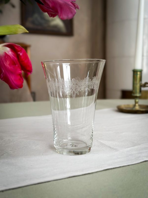 Drinkglas med etsad dekor - Bild 2