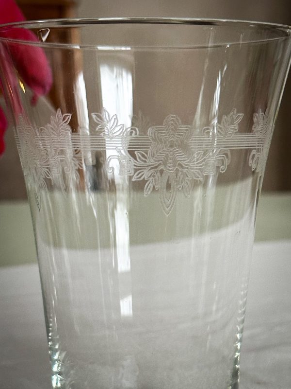 Drinkglas med etsad dekor - Bild 3