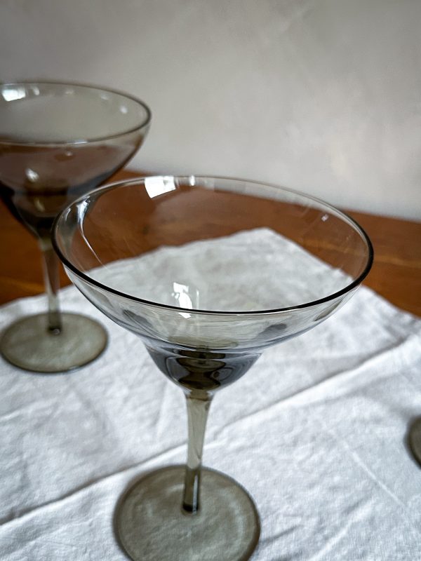 Champagnekupor rökfärgade 1920 tal - Bild 6