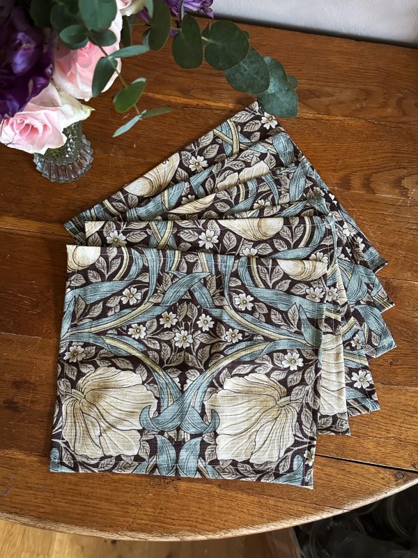 Servetter 6 st William Morris Pimpernel - Bild 5