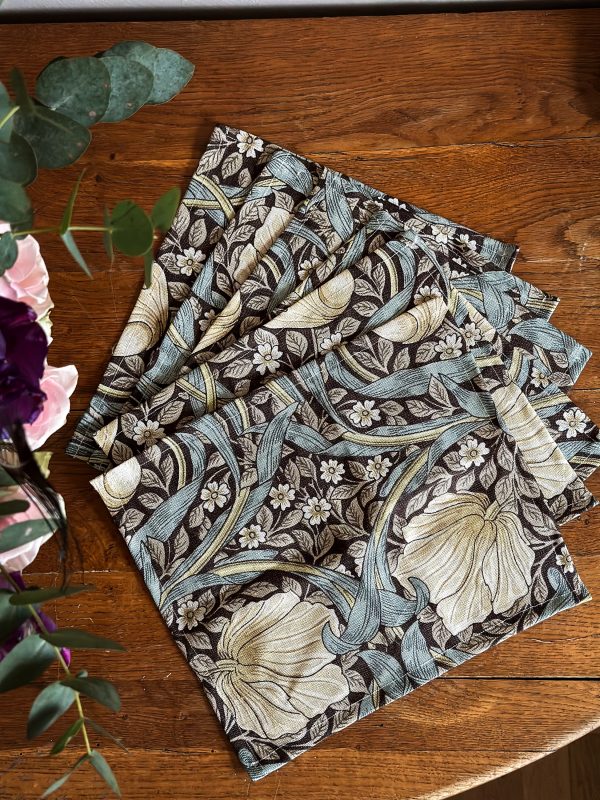 Servetter 6 st William Morris Pimpernel - Bild 6