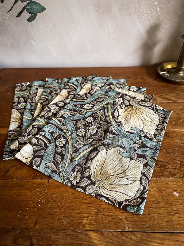 Servetter 6 st William Morris Pimpernel - Bild 7