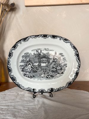 Rörstrand - Svart Bengali serveringsfat