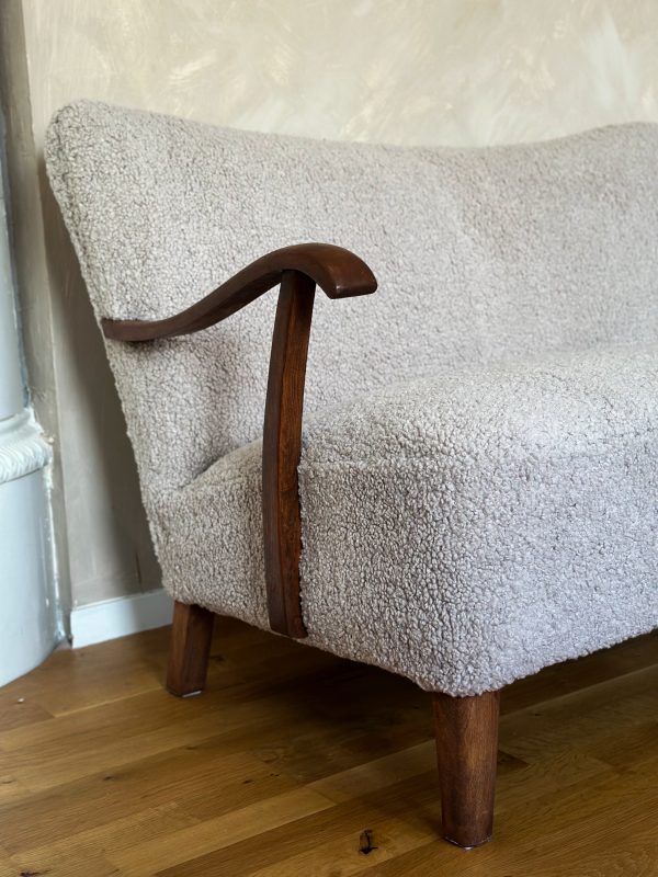 Två sits soffa, 1940 tal Swedish Grace - Bild 5