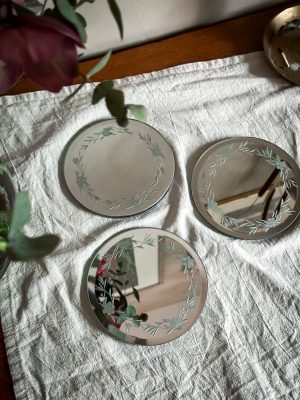 Dekorations spegel till bord